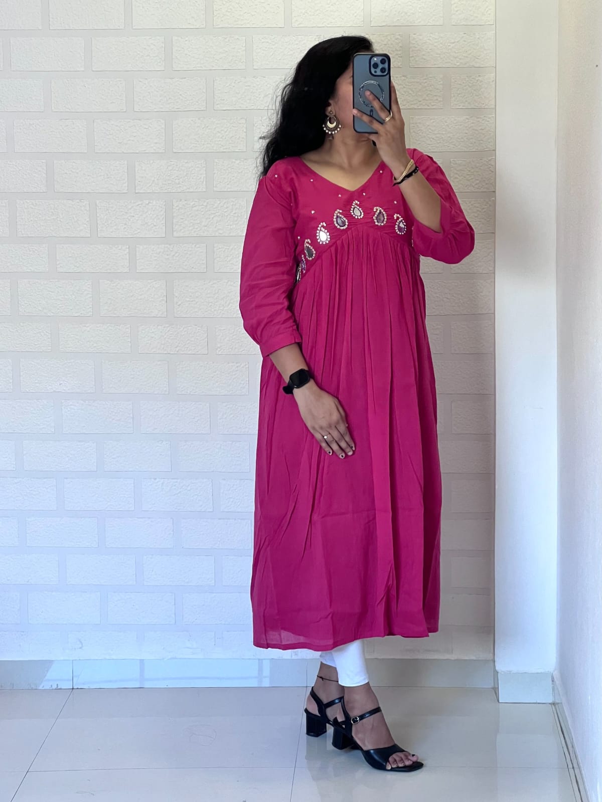Maggam work Kurti - Image 11