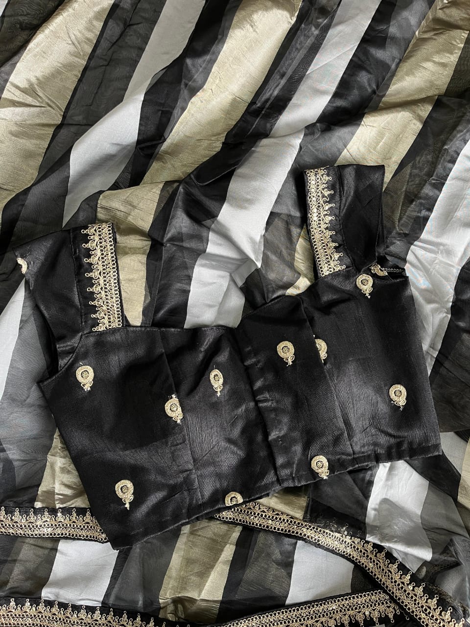 Organza tissue saree - Image 10