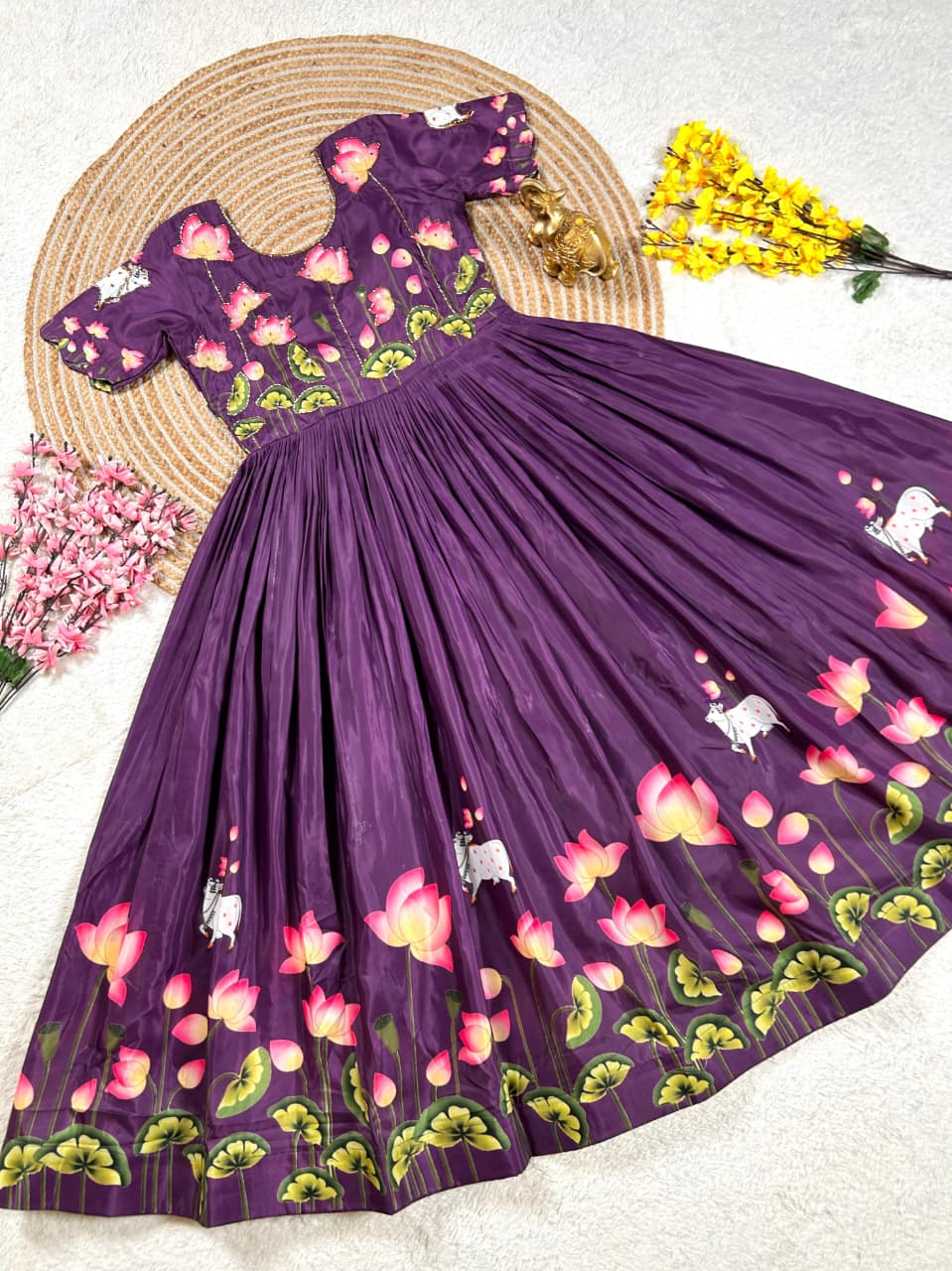 Beautiful gown with dupatta - Image 14