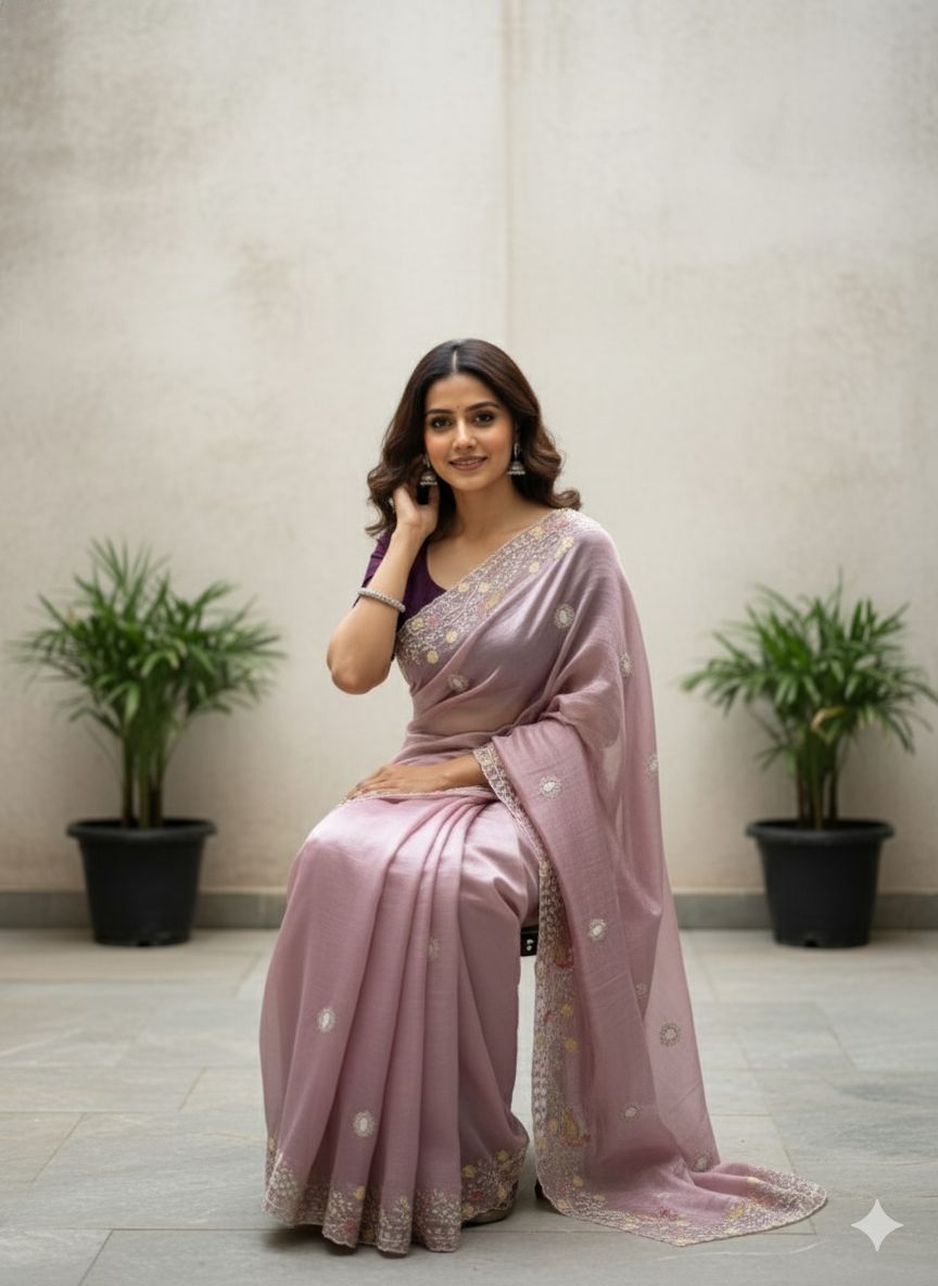 Organza saree - Image 3