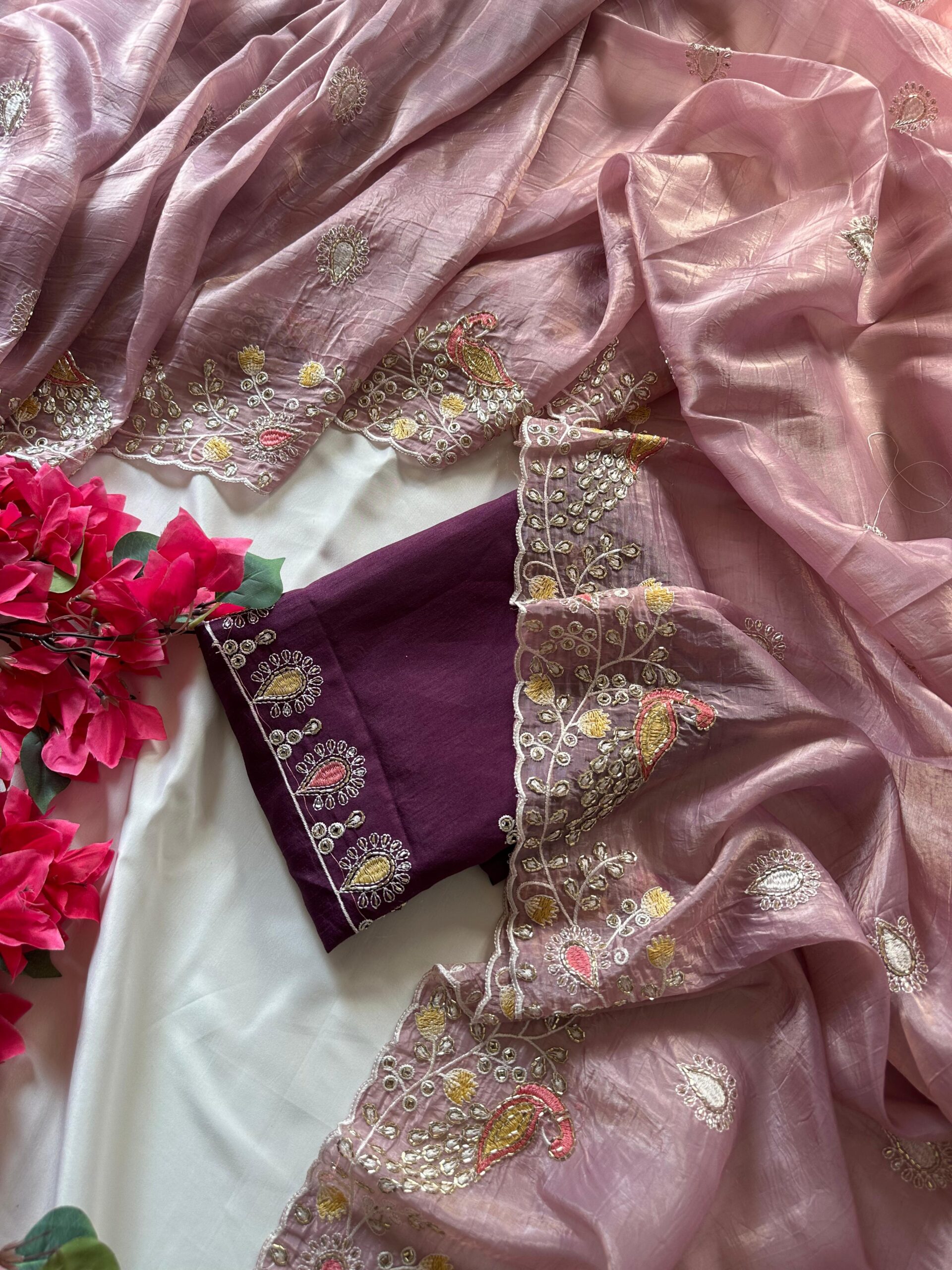 Organza saree - Image 8