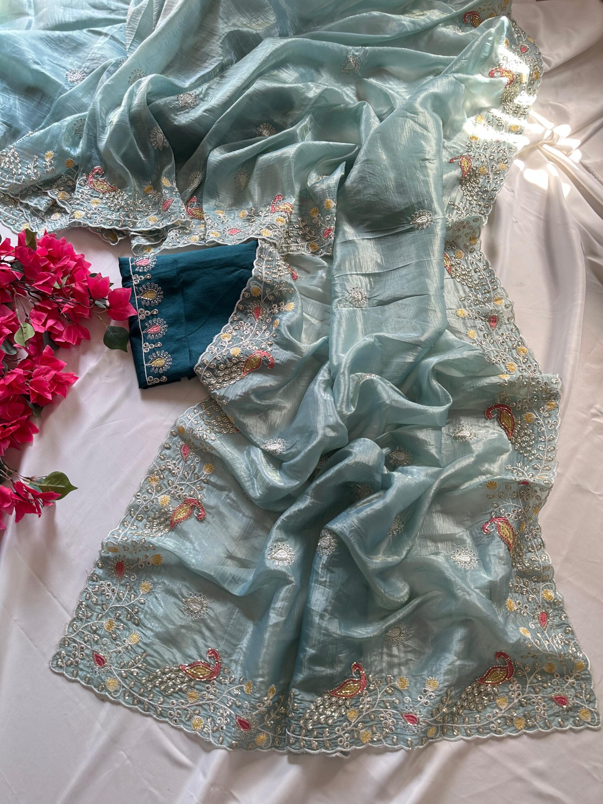 Organza saree - Image 10