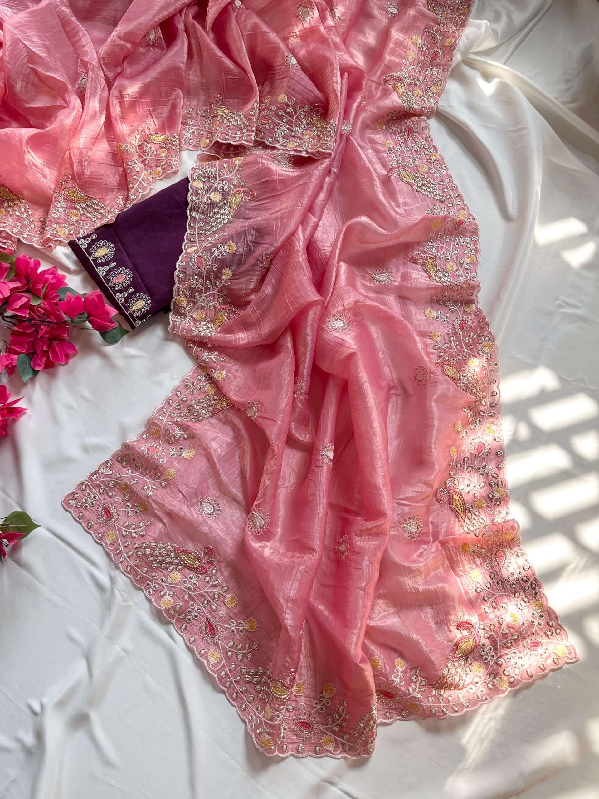 Organza saree - Image 11