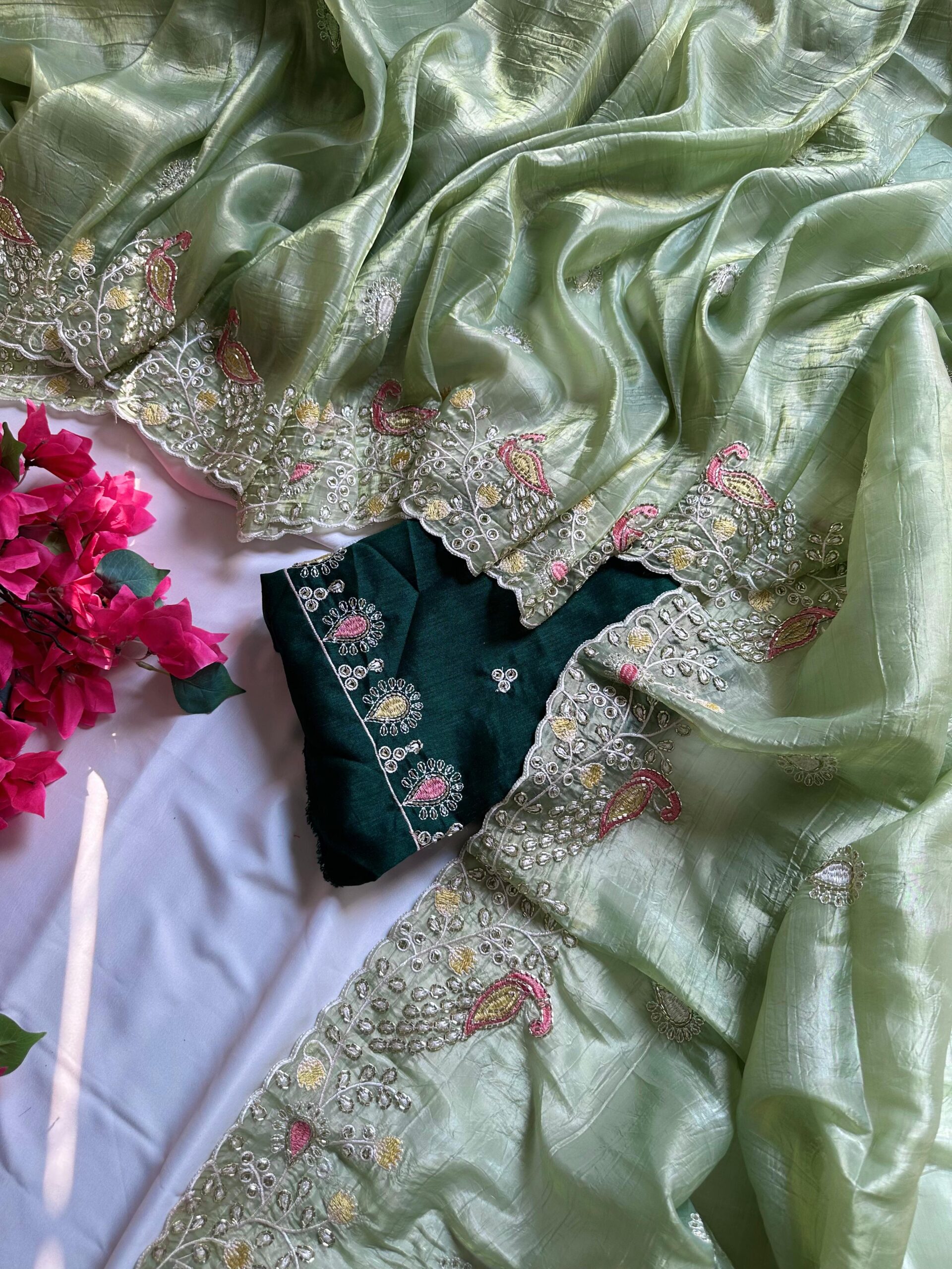 Organza saree - Image 15