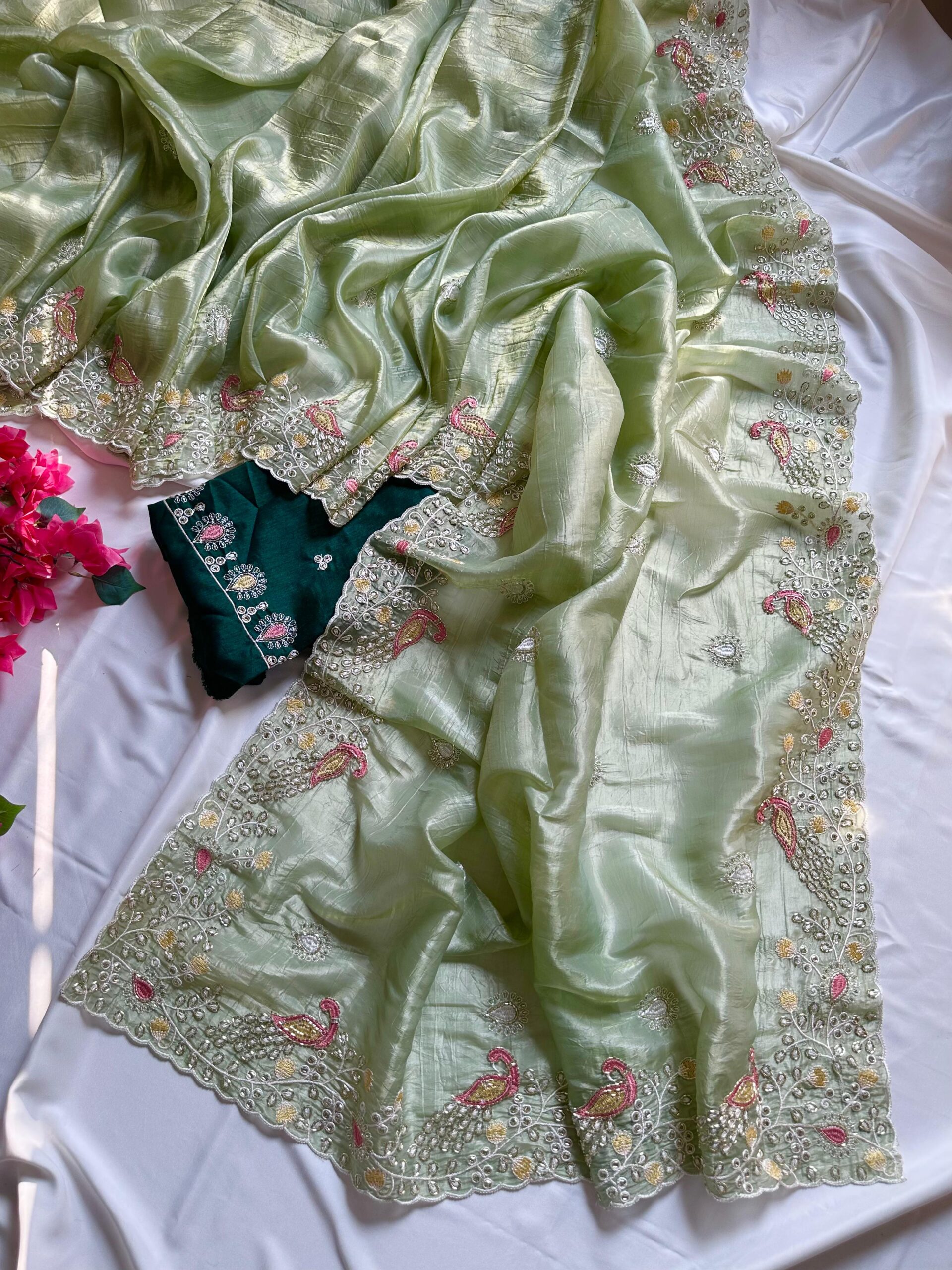 Organza saree - Image 16