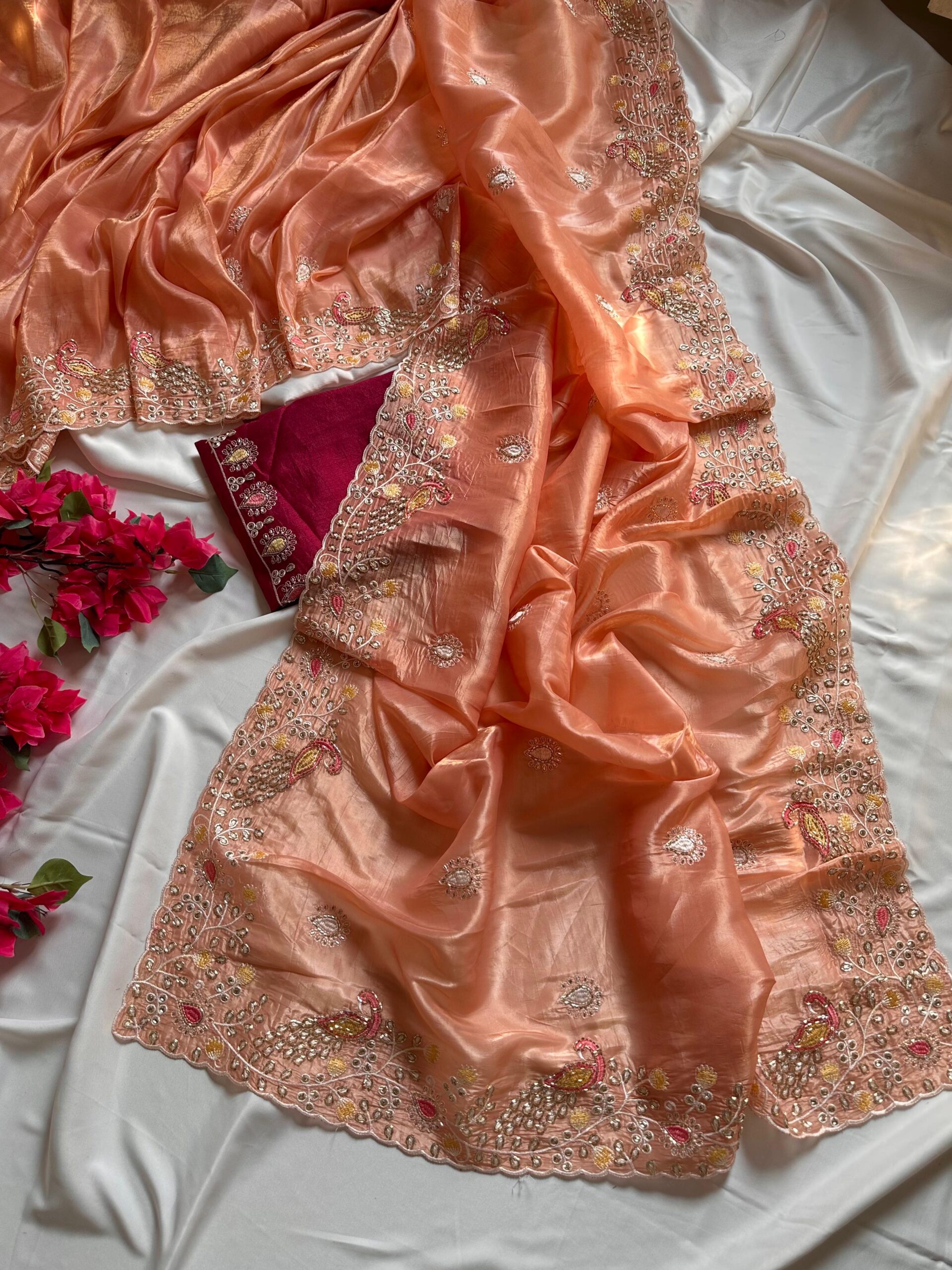 Organza saree - Image 21