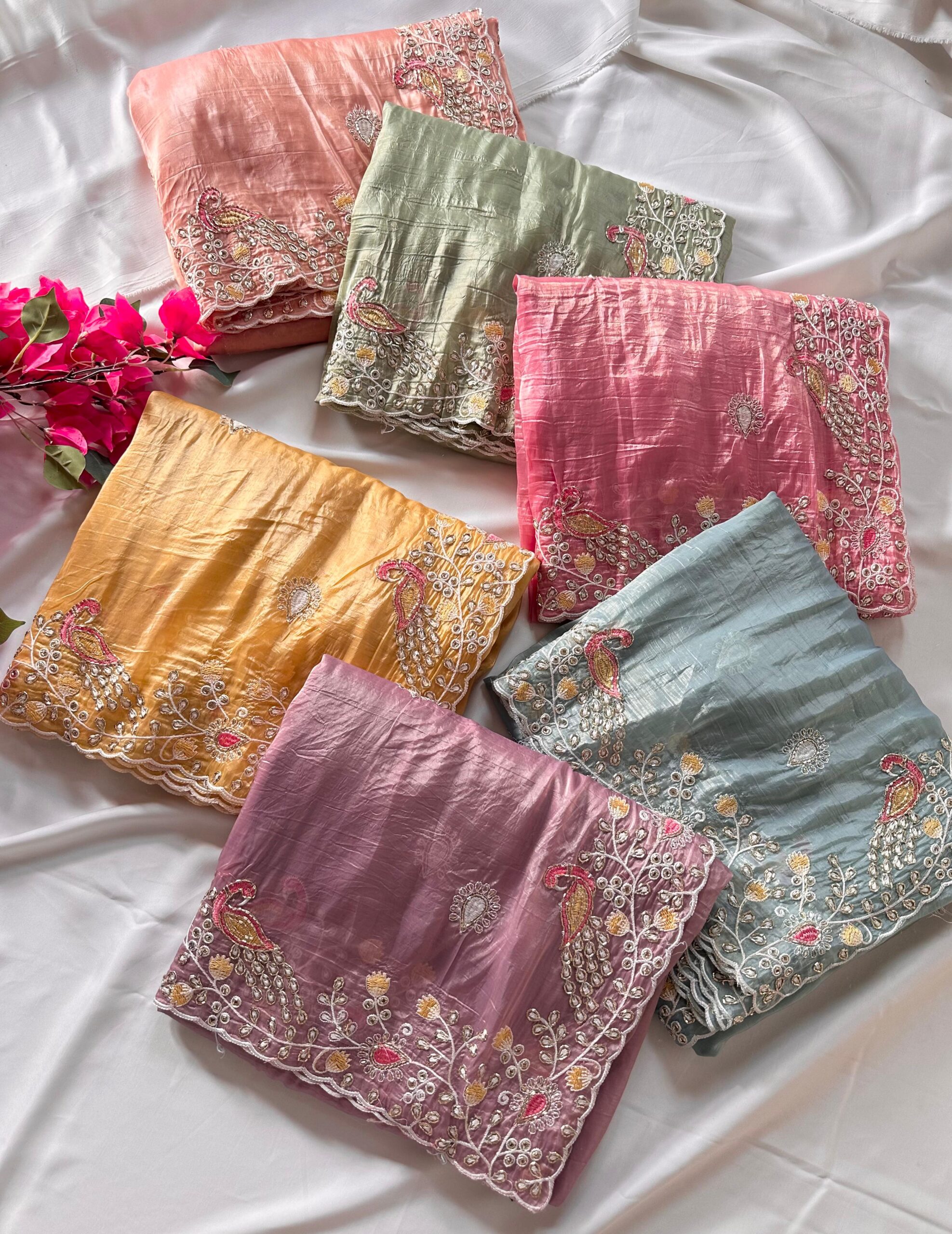 Organza saree - Image 4