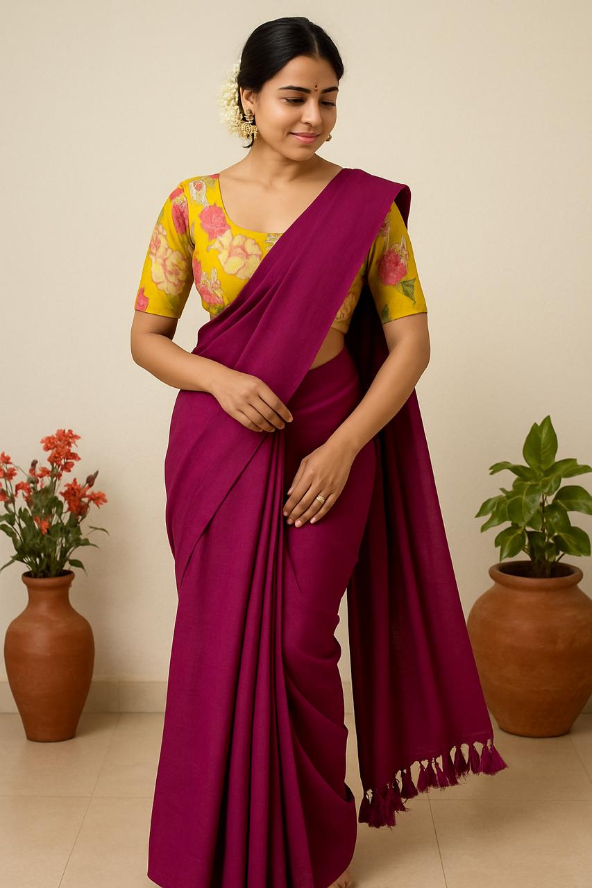 Cotton saree - Image 3
