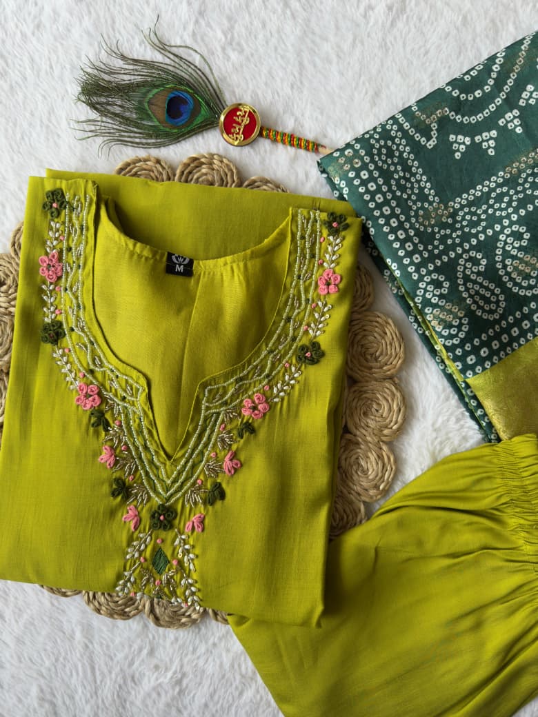 Kurti set with dupatta - Image 3