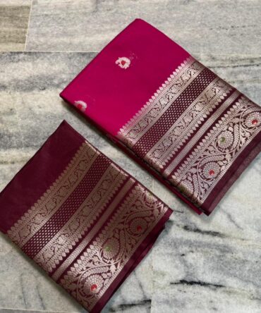 Banarasi katan sillk saree