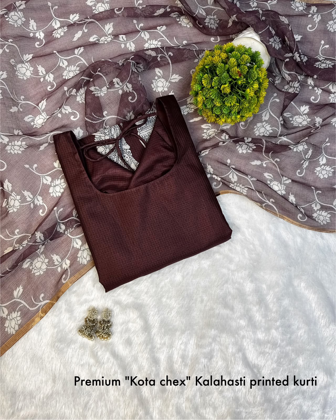 Kalamkari Cotton Kurti - Image 11
