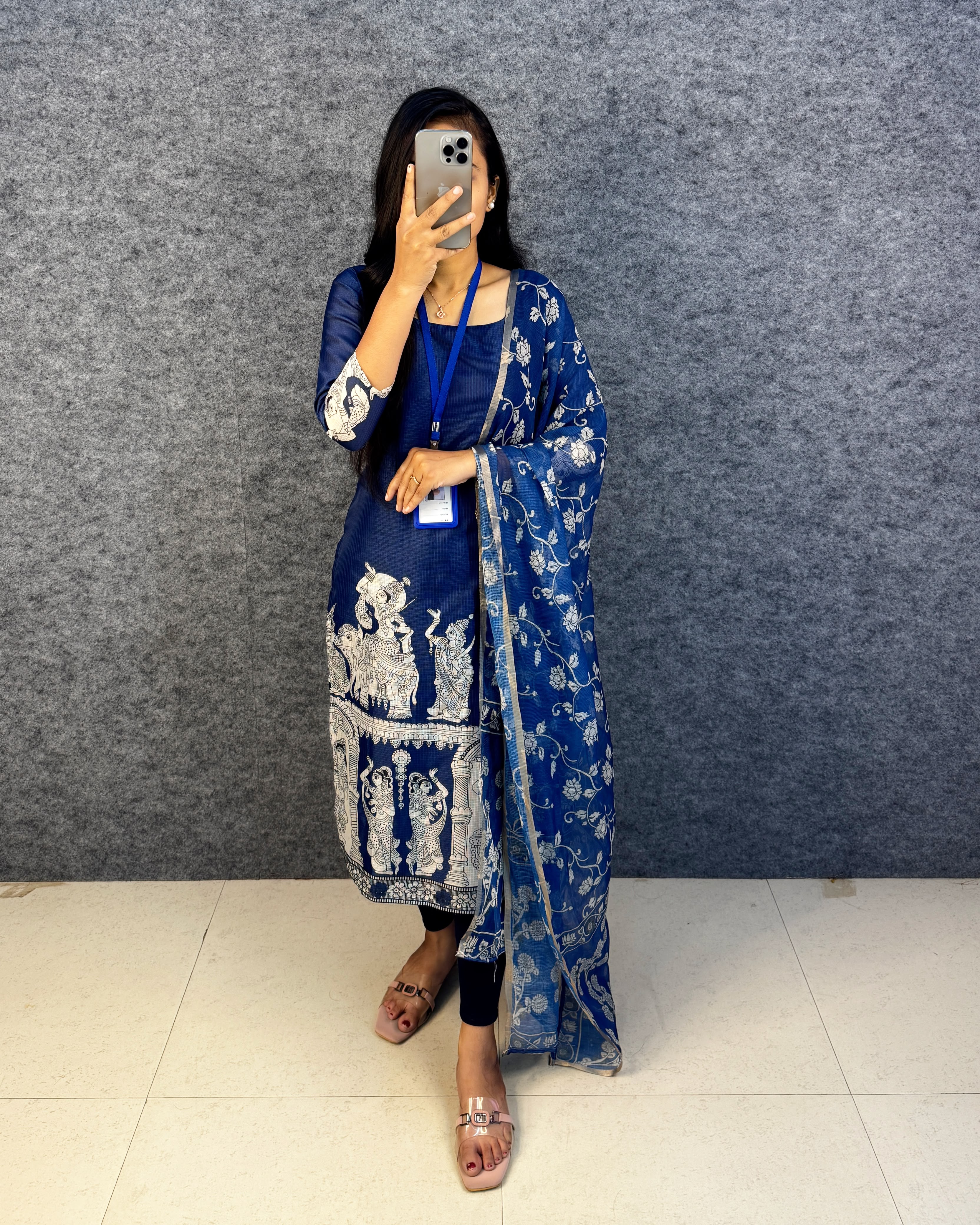 Kalamkari Cotton Kurti - Image 2