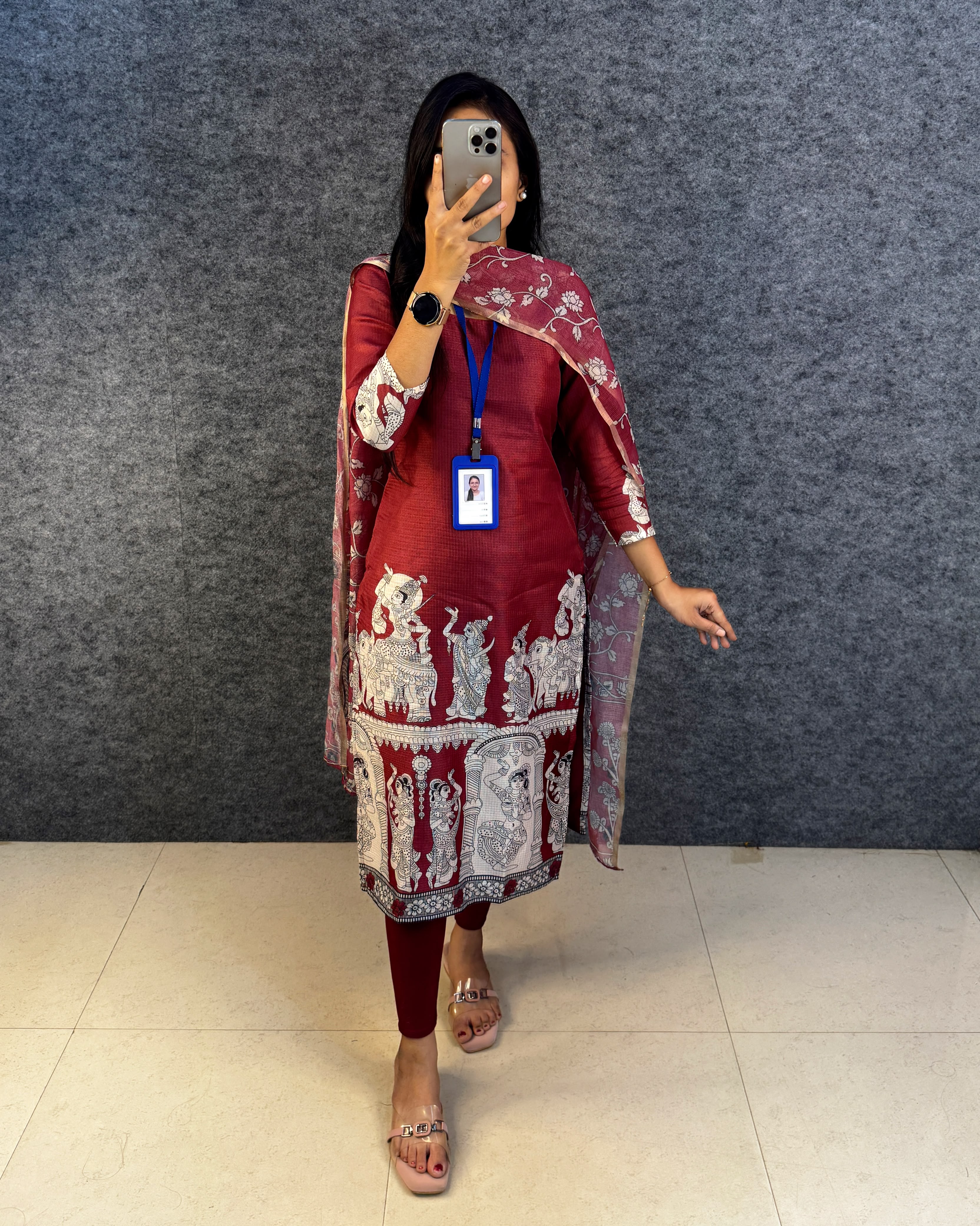 Kalamkari Cotton Kurti