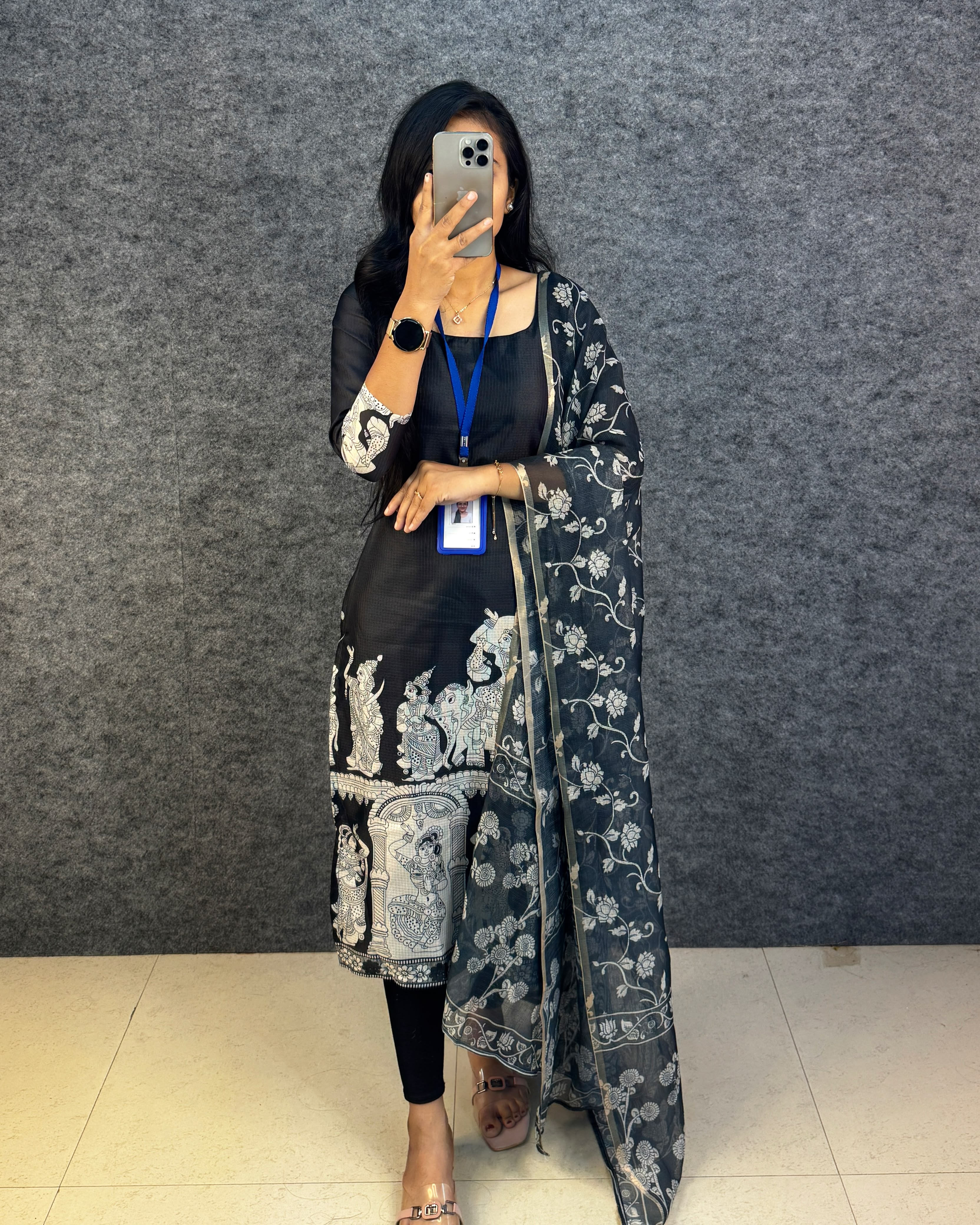 Kalamkari Cotton Kurti - Image 4