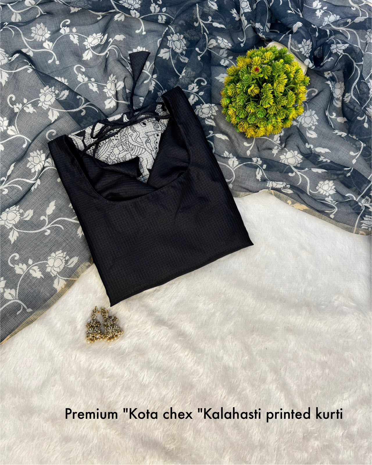 Kalamkari Cotton Kurti - Image 12